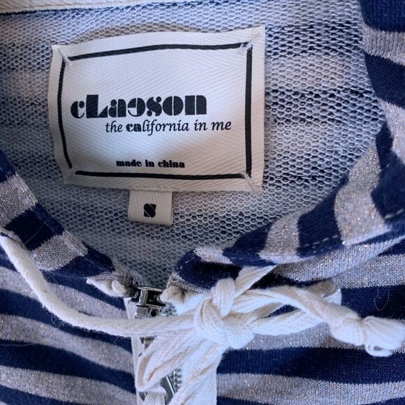 Claeson California Black/Metallic Hoodie Size S - Picture 3 of 6